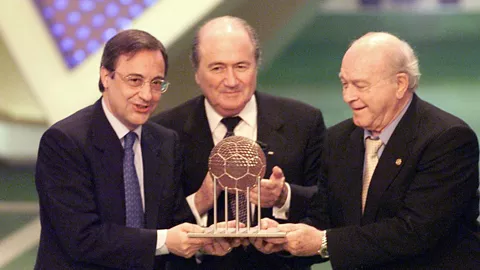 Florentino Pérez Accepts the Award for Best Club of the 20th Century