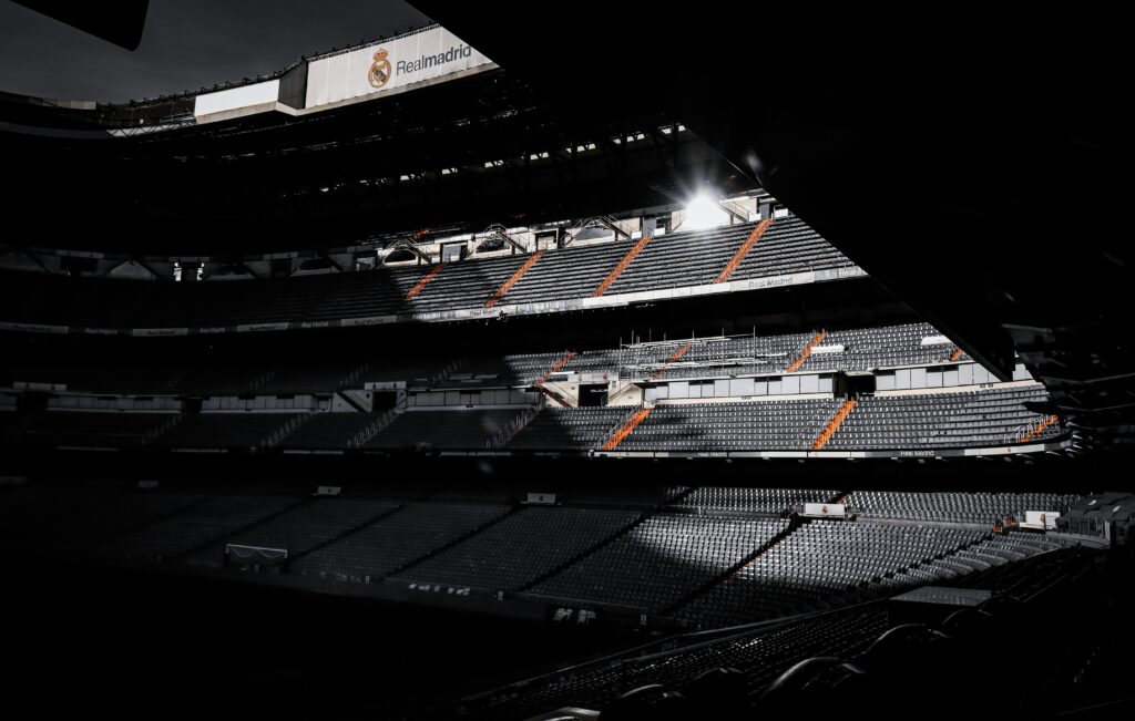 An empty Bernabeu